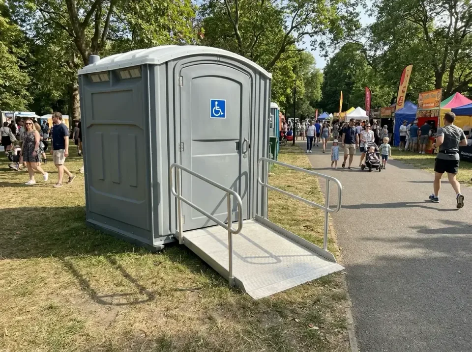 Wheelchair Accessible Porta Potty — Outdoor Event